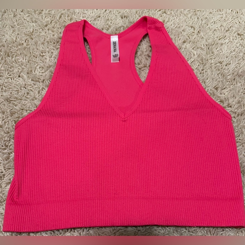 NWOT ZENANA PINK BRALETTE